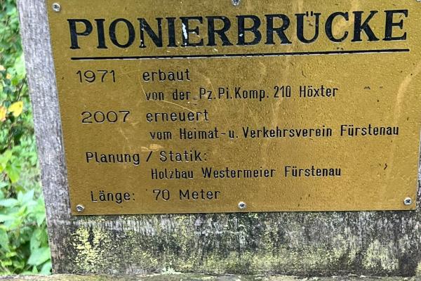 Rückbau Pionierbrücke 2024